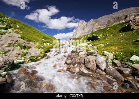 Spettacolare paesaggio alpino Foto Stock