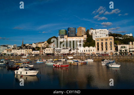 Torquay porto interno Foto Stock