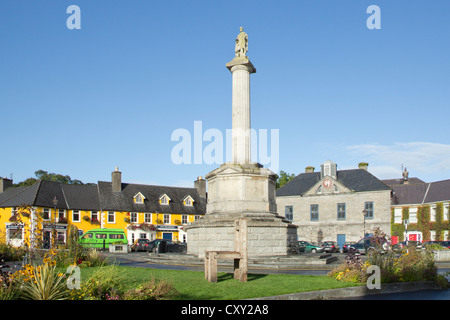 La piazza del mercato e un ottagono, Westport, nella contea di Mayo, Repubblica di Irlanda Foto Stock