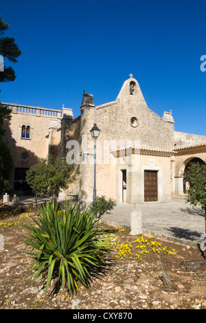 Santuario de Nostra Senyora de Cura Puig de randa maiorca isole baleari Spagna Foto Stock