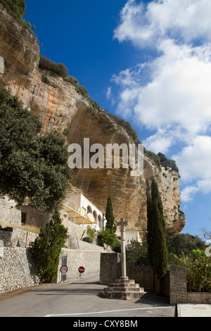 Santuario de Nostra Senyora de Gracia Puig de randa maiorca isole baleari Spagna Foto Stock