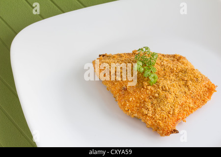 Cibo cotto nel pane grattugiato Foto Stock
