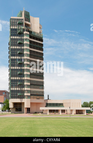 Oklahoma, Bartlesville, il prezzo di costruzione, dall'architetto Frank Lloyd Wright completato 1956. Foto Stock