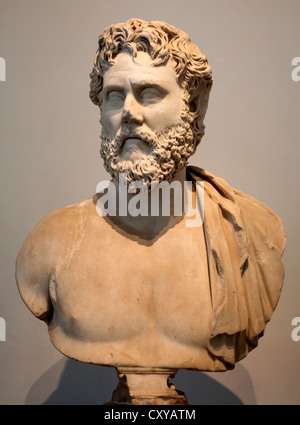 Roma, marzo - 23: Busto dal Museo Palatino. 2012, l'Italia. Foto Stock