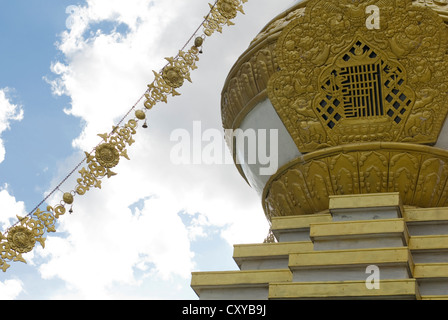 Il nuovo Stupa al Tabo, Spiti, India settentrionale Foto Stock