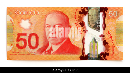 Canada 100 centinaia di dollari nota banca. Foto Stock