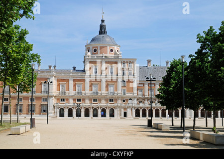 Il Palacio Real, il Royal Palace, Aranjuez, Spagna, Europa, PublicGround Foto Stock