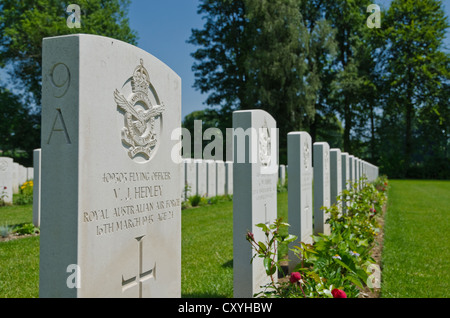 Durnbach Cimitero di Guerra, il luogo del riposo finale per 2960 soldati morti in WW2, Duernbach, Gmund am Tegernsee, Bavaria Foto Stock