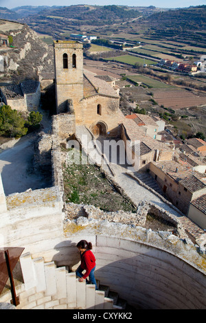 Villaggio di Guimera, Lleida, Catalogna, Spagna, Europa Foto Stock