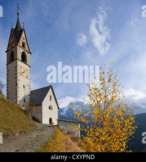 St. barbara, tolpei, Wengen, Val Badia o val badia, alto adige, italia, europa Foto Stock