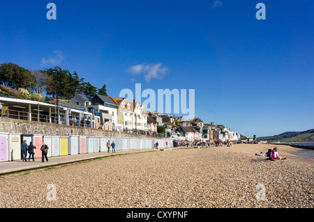 Lyme Regis fronte mare, Dorset, Regno Unito Foto Stock