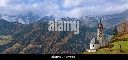 St. barbara, tolpei, Wengen, Val Badia o val badia, alto adige, italia, europa Foto Stock