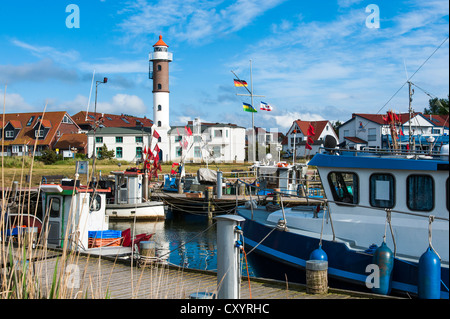 Porto di Timmendorf sull'isola di Poel, Meclemburgo-Pomerania Occidentale Foto Stock