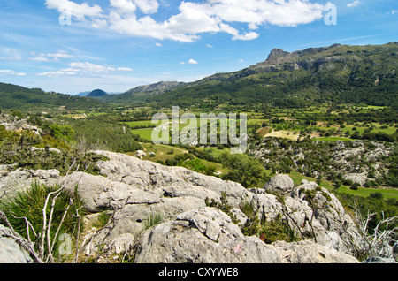 Vista da Cap de Formentor, Mallorca, Maiorca, isole Baleari, Spagna, Europa Foto Stock