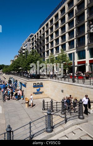 Memoria DDR Museum, CityQuartier DomAquarée, quartiere Mitte di Berlino Foto Stock