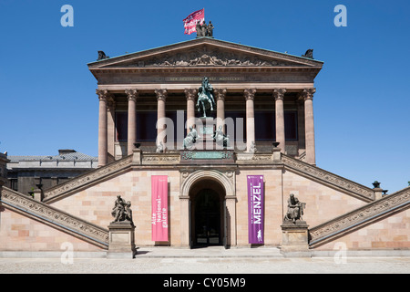 Alte Nationalgallerie, old National Gallery, il Museo Island, quartiere Mitte di Berlino Foto Stock