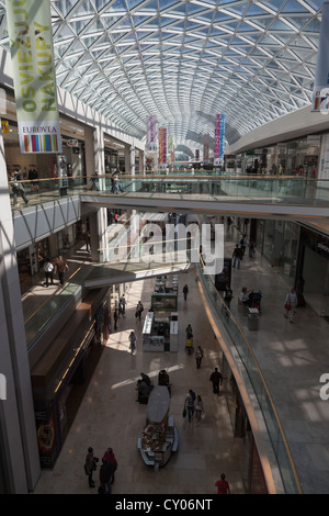 Eurovea Shopping Centre, Bratislava, Repubblica Slovacca, Europa Foto Stock