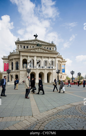 Alte Oper, opera house, Frankfurt am Main, Hesse Foto Stock