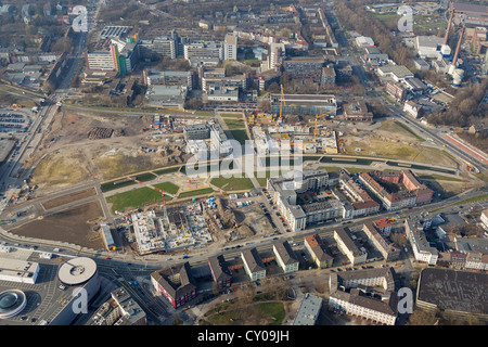 Vista aerea, Berliner Platz, Essen, la zona della Ruhr, Renania settentrionale-Vestfalia Foto Stock