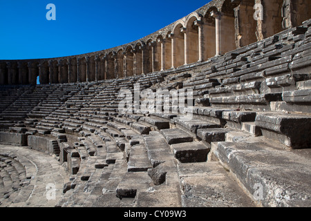 Anfiteatro di Aspendos vicino a Antalya Turchia Foto Stock