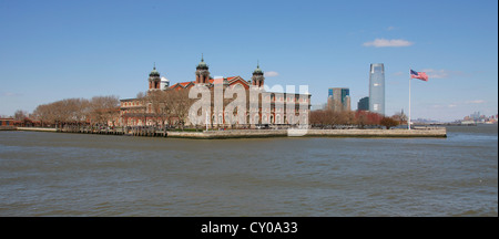 Museo di immigrazione, Ellis Island, New York, New York, Stati Uniti, America del Nord Foto Stock
