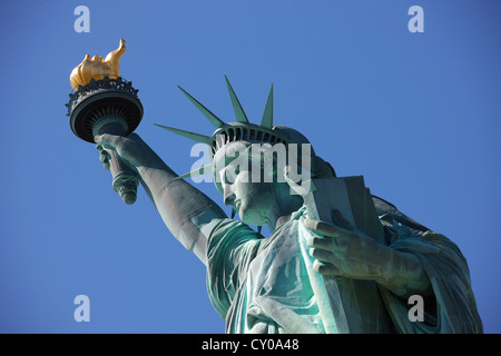 Statua della Libertà, Liberty Island, New York New York, Stati Uniti, America del Nord Foto Stock