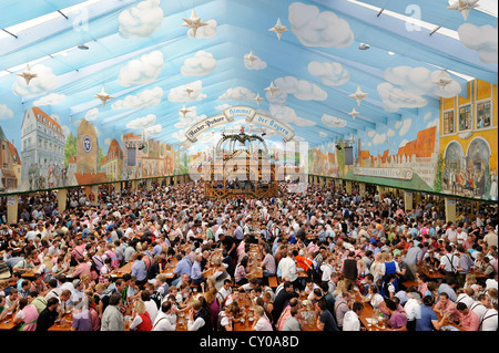 Hacker Pschorr Braeu sala della birra, Oktoberfest Monaco di Baviera Foto Stock