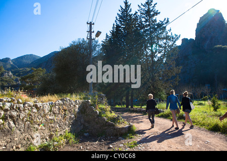 Olympos beach vicino a Antalya Turchia Foto Stock