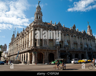 Havana City View del grande teatro Foto Stock