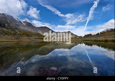 Il lago di Dre, Gran Paradiso NP, Piemonte, Italia Foto Stock