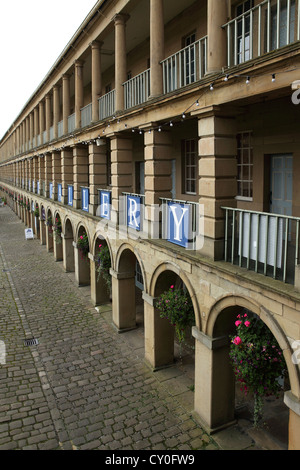 La Piece Hall di Halifax, West Yorkshire, Inghilterra. Foto Stock