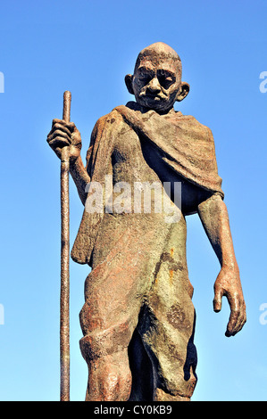 Il Mahatma Gandhi statua Rio de Janeito Brasile America del Sud Foto Stock