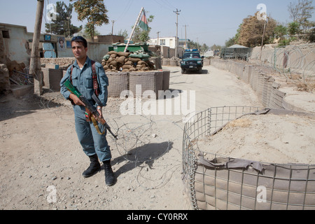 Polizia nazionale afgana di Kunduz, Afghanistan Foto Stock