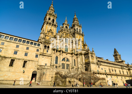 Cattedrale di Santiago di Compostela, Spagna, Europa Foto Stock