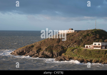 Mumbles stazione di guardia costiera a Limeslade vicino a Swansea, che è localmente noto a tutt. Foto Stock