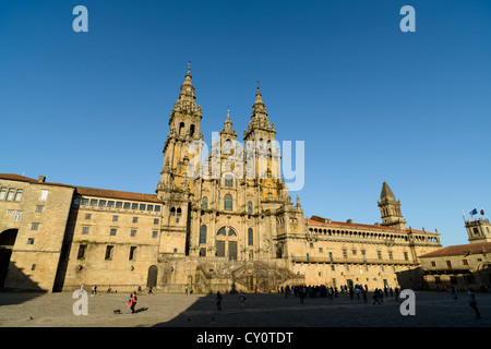 Cattedrale di Santiago di Compostela, Spagna, Europa Foto Stock