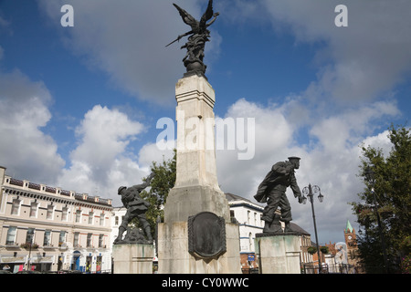 Derry City Londonderry Irlanda del Nord diamanti di guerra monumento ai caduti della Prima Guerra Mondiale 1 morti Foto Stock