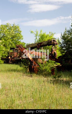 Chernobyl Attrezzatura di recupero Foto Stock