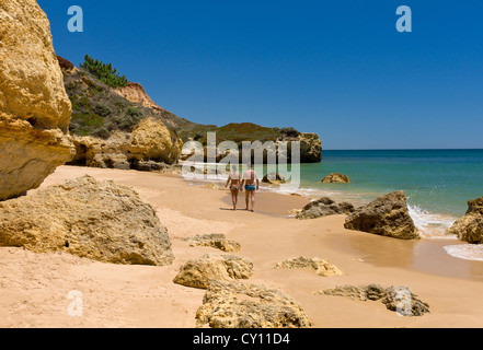 Il Portogallo, Algarve, Praia de Santa Eulalia, Albufeira Foto Stock