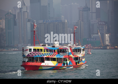 Il lungomare di Hongkong Island Foto Stock