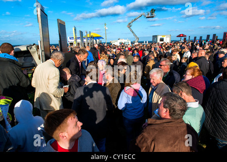 Laytown gare, Drogheda, Co. Contea di Meath, Irlanda Foto Stock