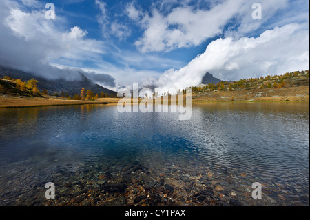 Il lago di Dre, Gran Paradiso NP, Piemonte, Italia Foto Stock