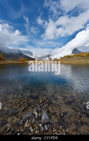 Il lago di Dre, Gran Paradiso NP, Piemonte, Italia Foto Stock