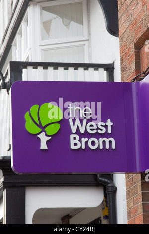 Il West Brom Building Society segno Foto Stock