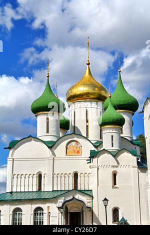 Trasfigurazione cattedrale nel monastero di San Euthymius a Suzdal, Russia Foto Stock