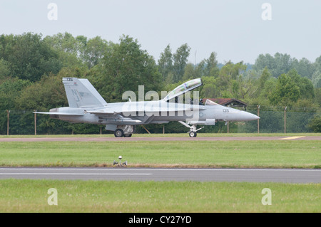 RAF Fairford Fairford Gloucestershire in Inghilterra Foto Stock