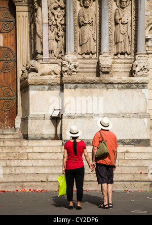 Chiesa di San Trophime, Arles, Francia Foto Stock