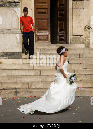 Runaway bride, Arles, Francia Foto Stock