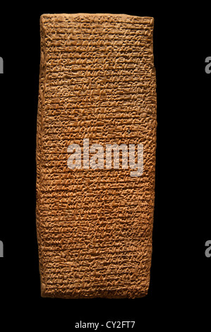 Tavoletta cuneiforme record di una querela Età del Bronzo Antico Anatolia Assira Külte natolia Kültepe 17 cm Foto Stock