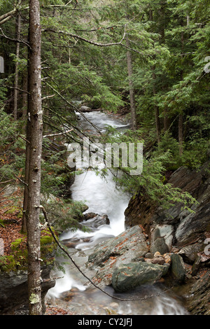 Texas Falls, Vermont, USA Foto Stock